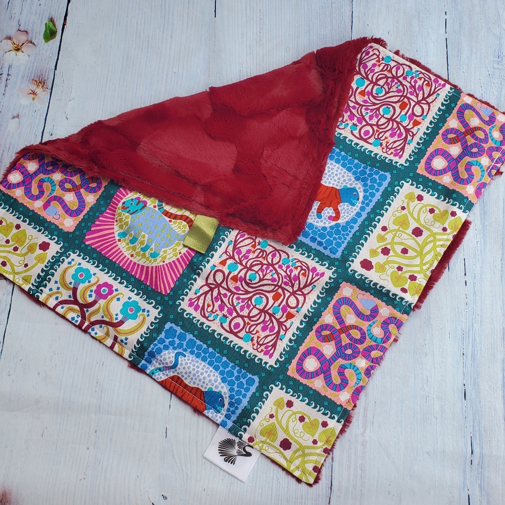 NEW Handmade Boho Luxe Minky Lovey